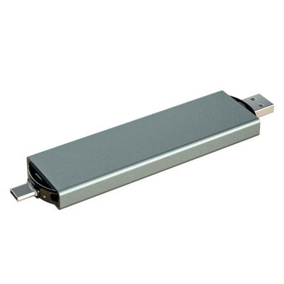 Tipe C USB3.0 SSD External Hard Drive M.2 Nvme Sata Dual Interface Design Untuk Laptop